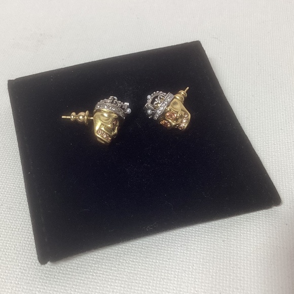 Alexander McQueen Gold Earrings - Picture 1 of 4